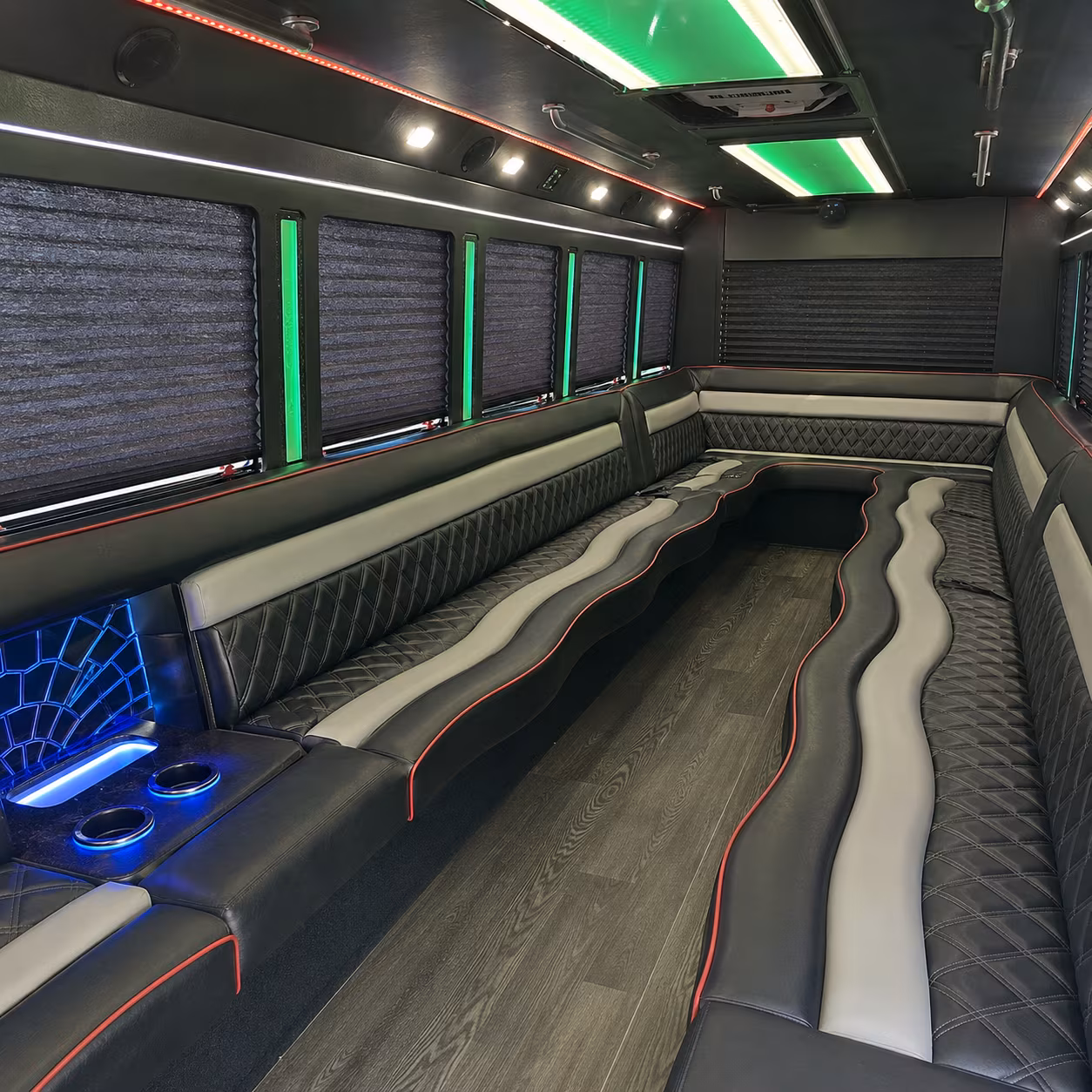 harborside venue bus rentals for newport beach wedding receptions