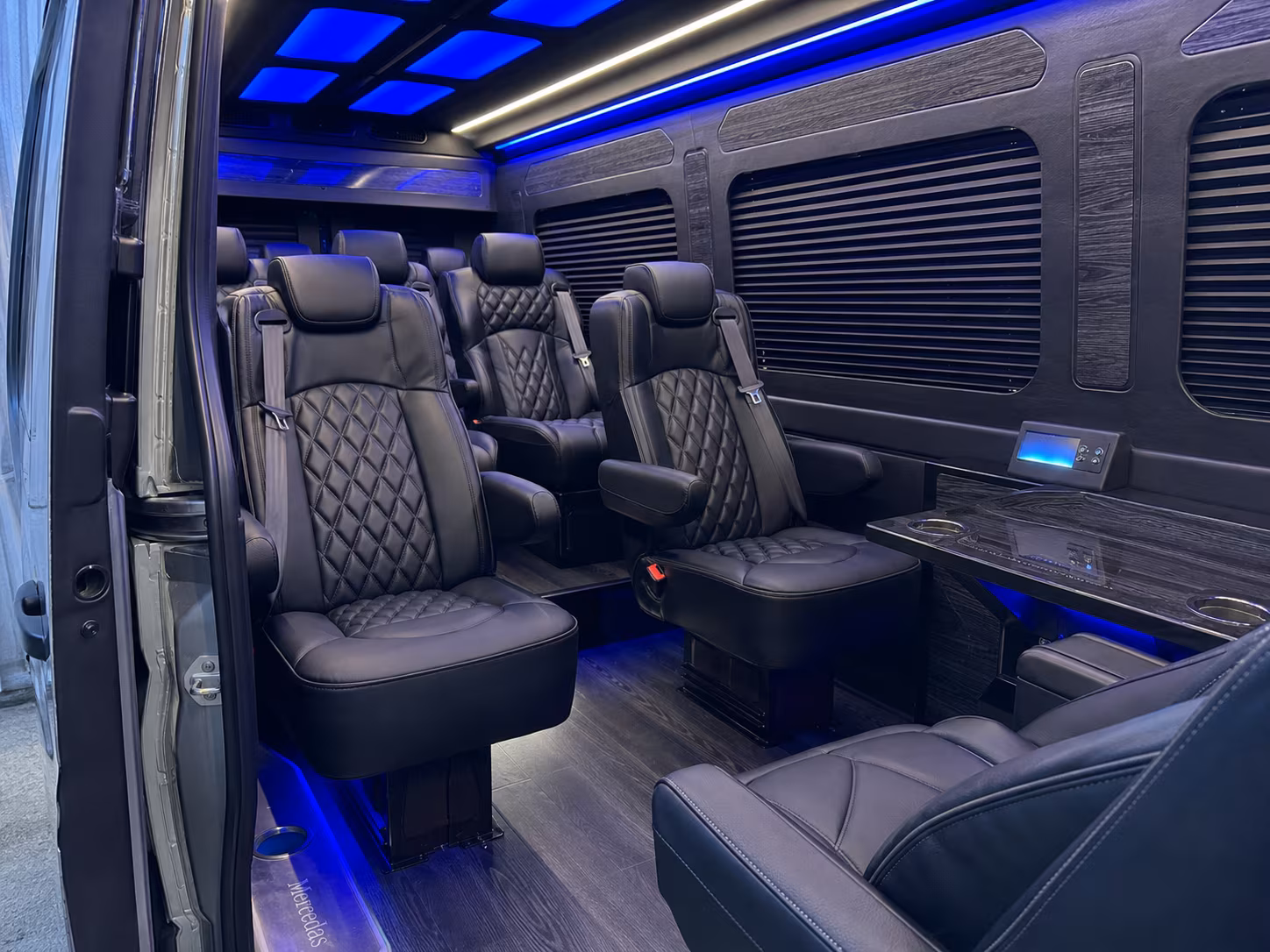 sprinter van transportation for groups and events across newport beach